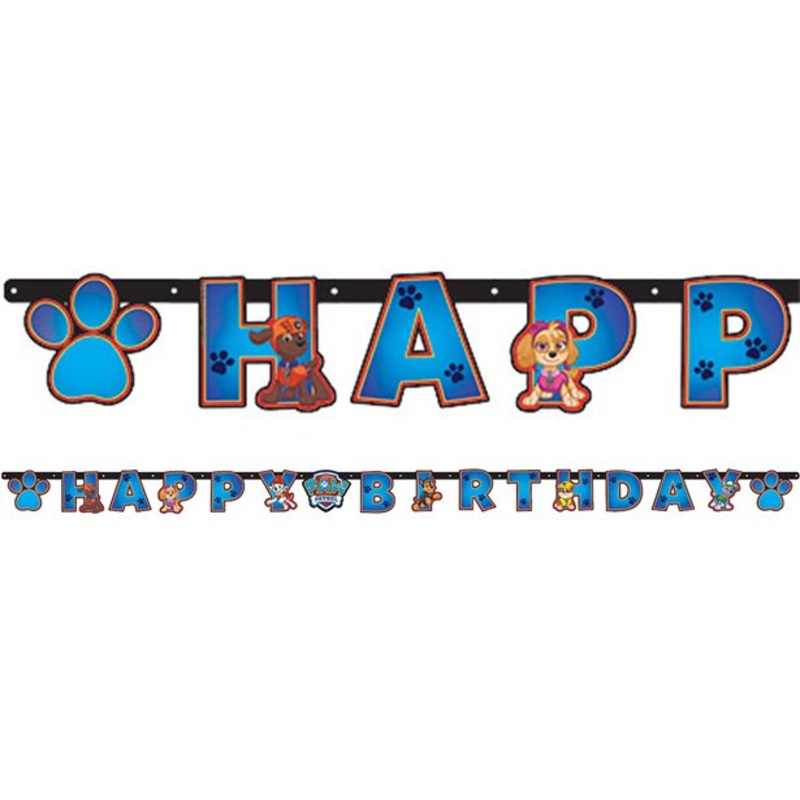 Paw Patrol Letter Banner - 2.4m