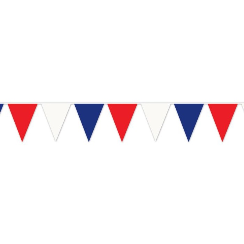 Pennant Banner - RWB 120ft