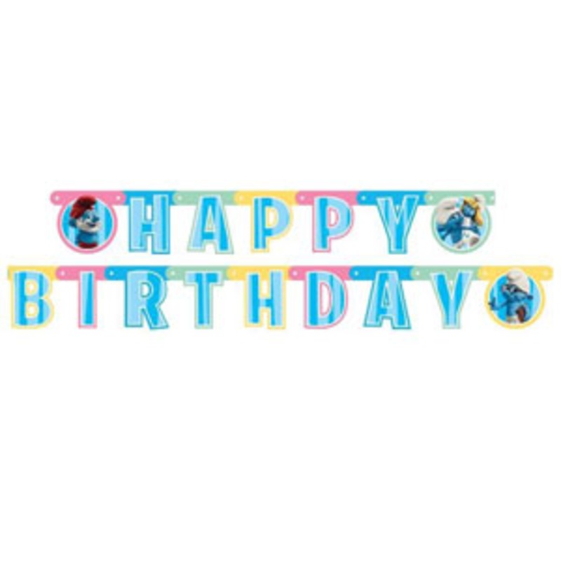 Smurfs Letter Banner