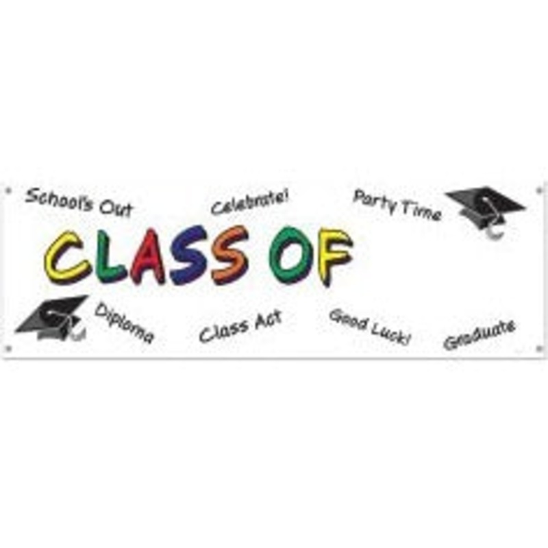 Banner - Class Of "Year" Sign
