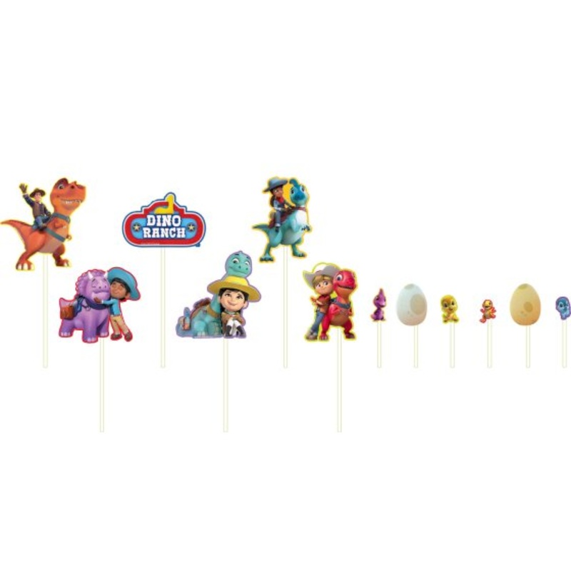 Dino Ranch Cake Topper Kit