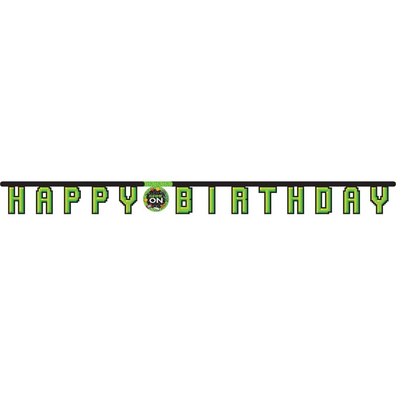 GAMING PARTY LARGE BANNER 1 CT