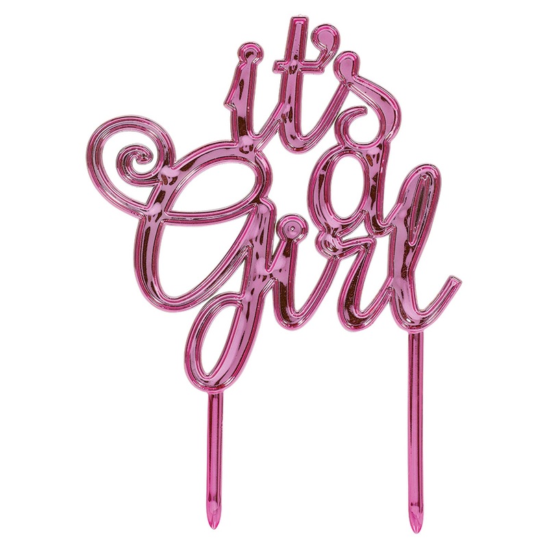 Girl Plastic Cake Topper