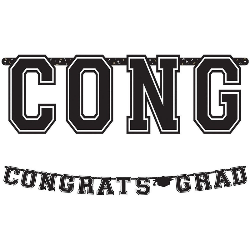 Grad Giant Letter Banner