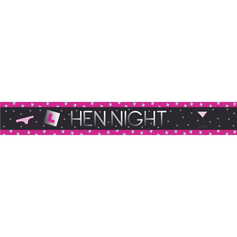 Hen Do Foil Banners 2.7 metres