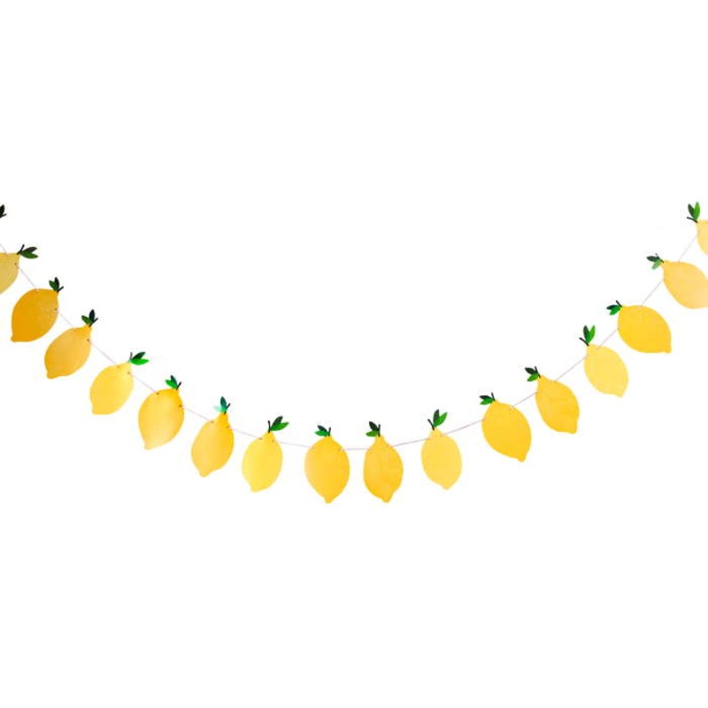 Lemon Garland Banner 2.5 metres