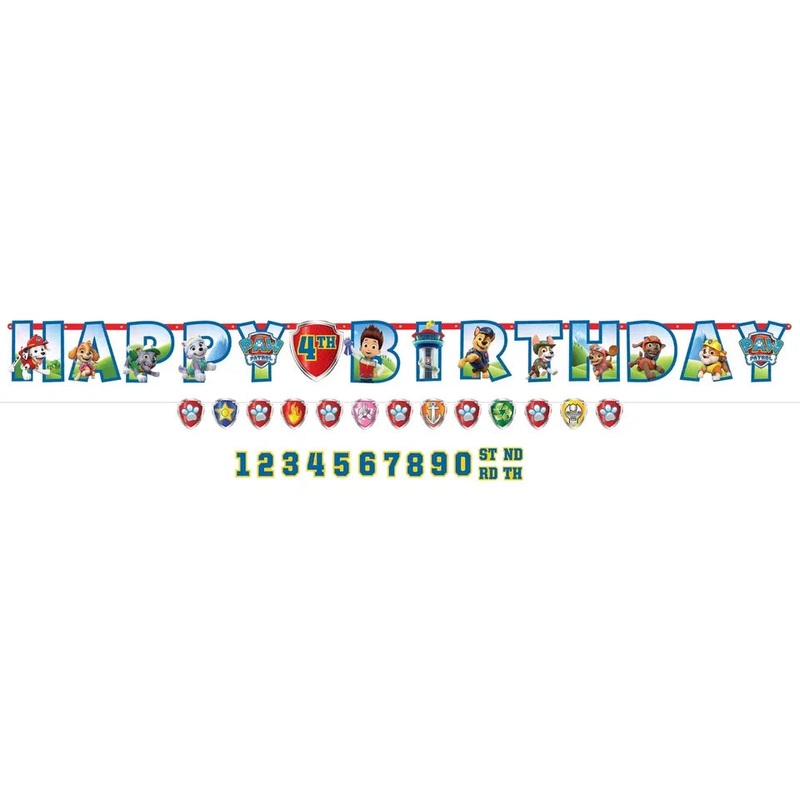 Paw Patrol Customizable Banner