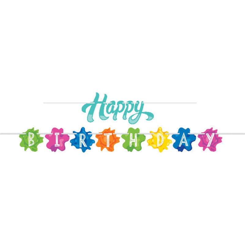 Splatter Banner Ribbon 1 ct.