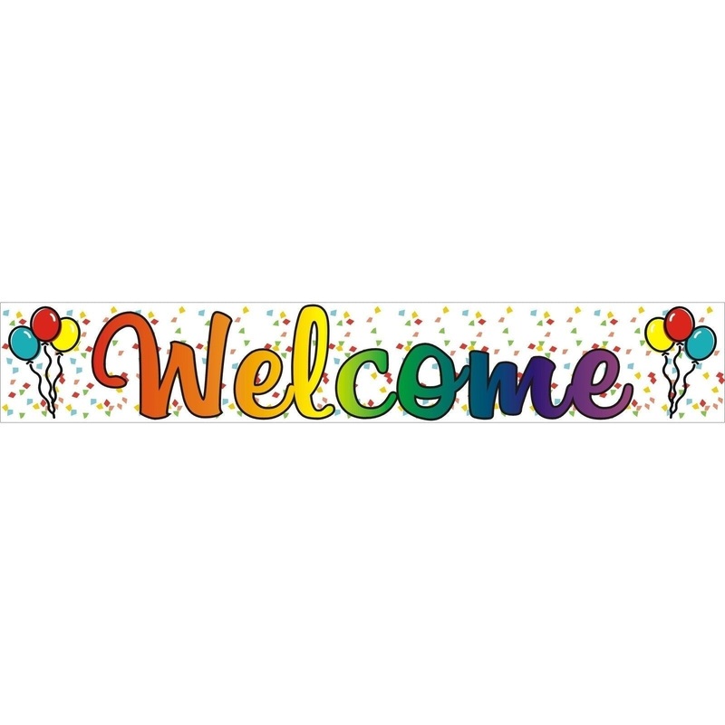 Vinyl Welcome Banner 8.5" x 45"