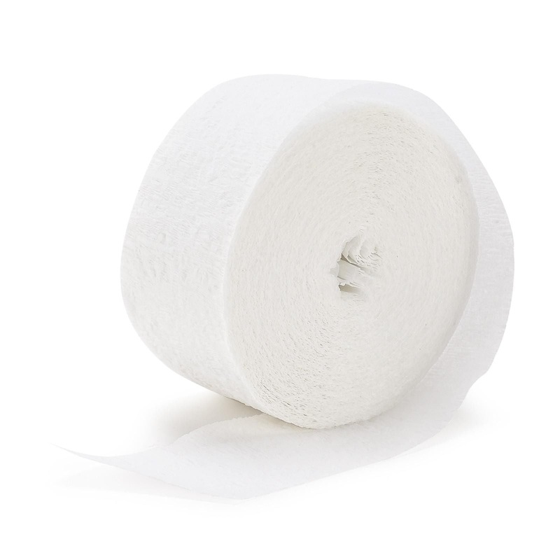 White Crepe Streamer 24m