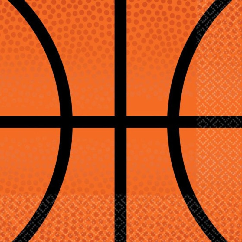 Basketball Beverage Napkins 36pk