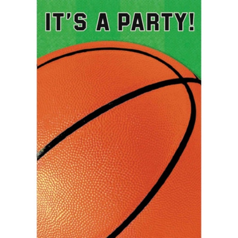 Basketball Invitations pk8