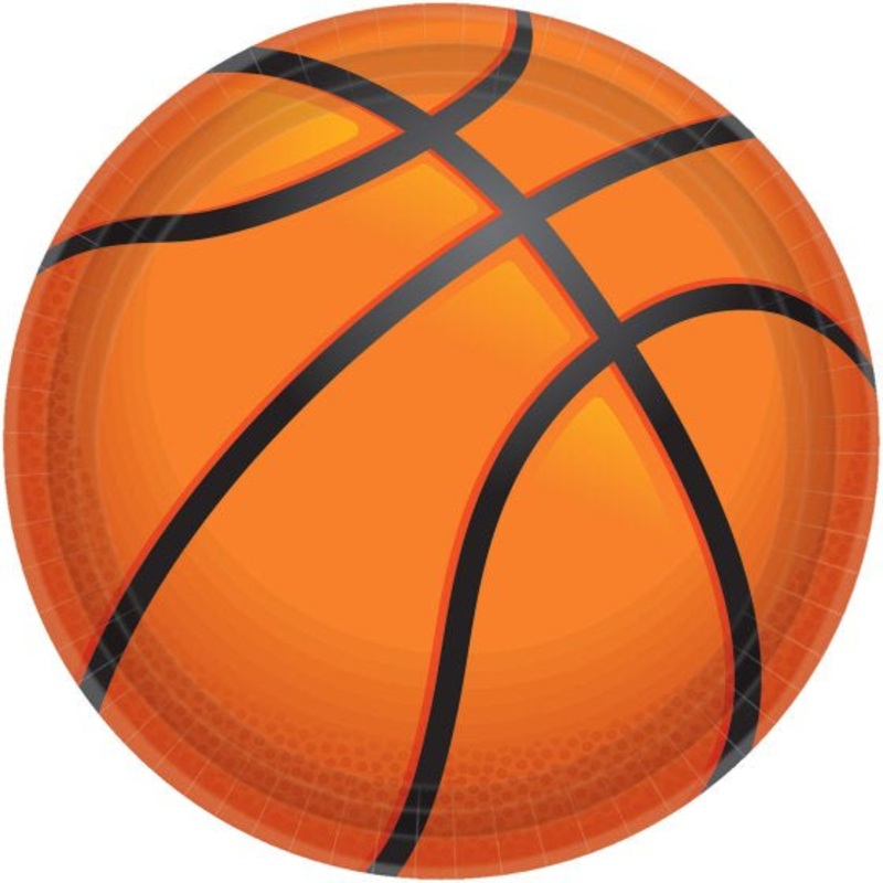 Basketball Paper Plates 18pk