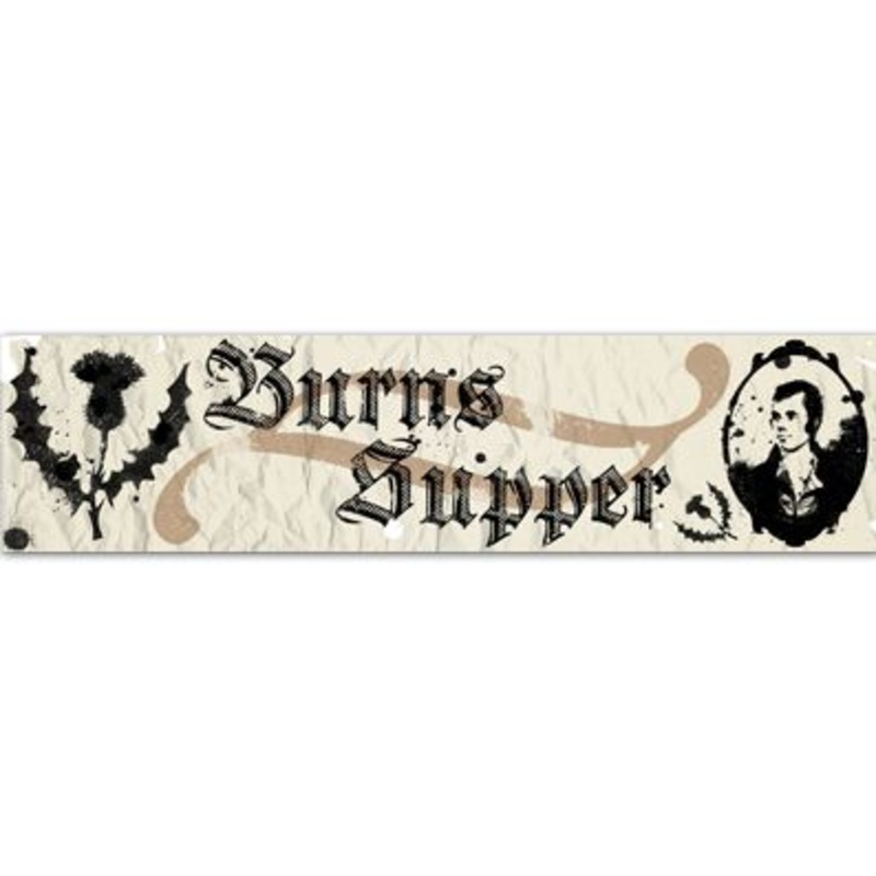 Burns Night Supper Banner - 1.2m