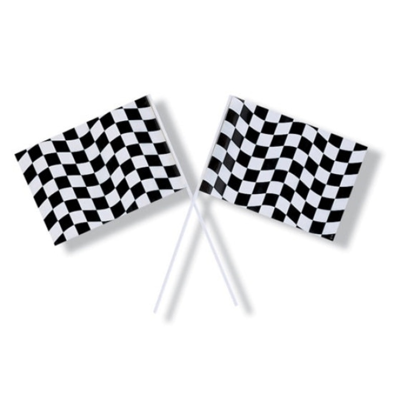 Checkered Flag - Plastic  1pcs