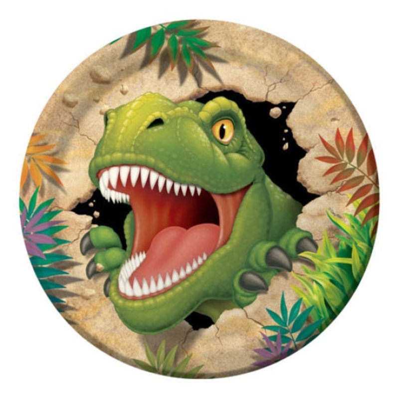 Dinosaur Paper plates Pk8