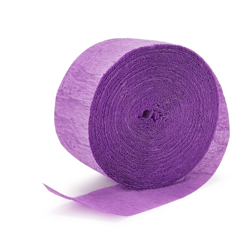 Lavender Crepe Streamer 24m