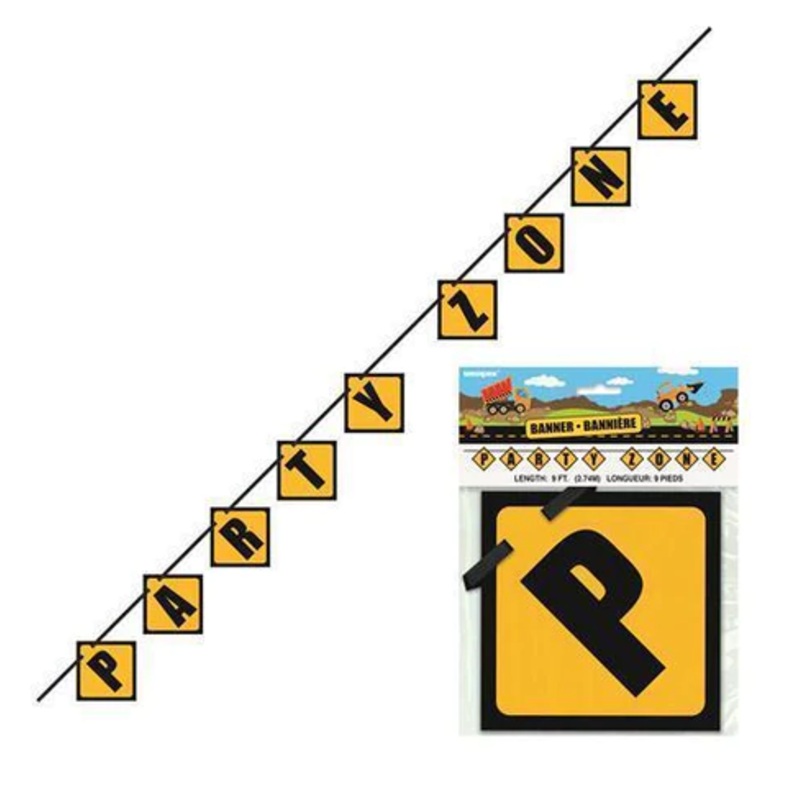 Party Zone / Construction Banner