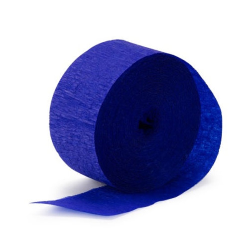 Royal Blue Crepe Streamer 24m