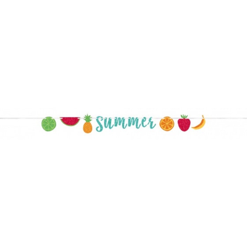 Summer Glittered Banner