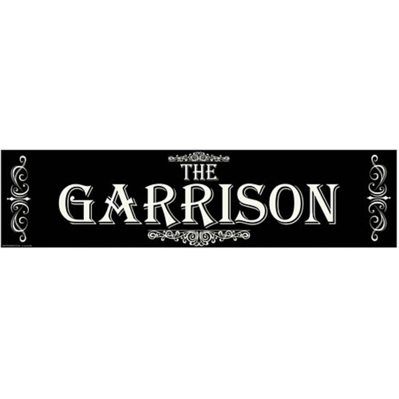 The Garrison Pub Banner - 1.2m