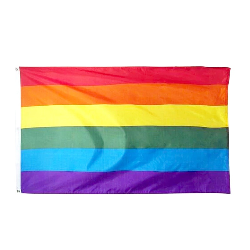 90CMX150 CM RAINBOW BANNER FLAG