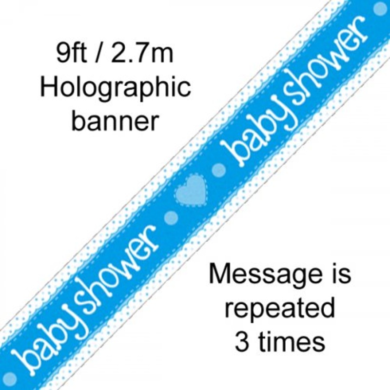 Baby Shower Banner Blue