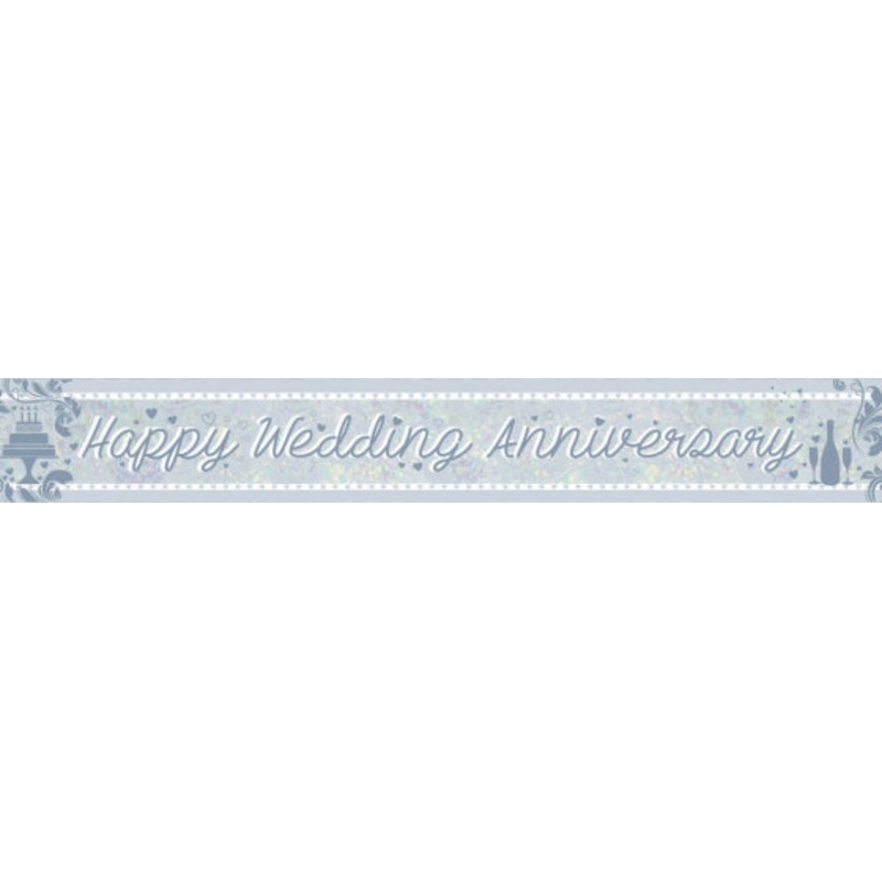Holo Happy Anniversary Banner