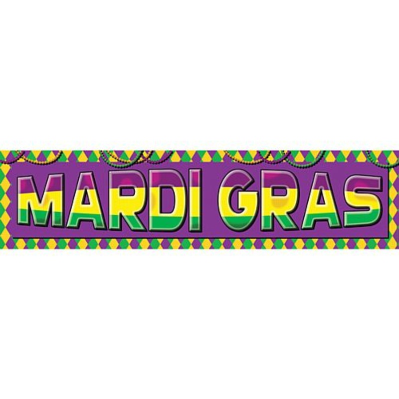 Mardi Gras Banner - 1.2m