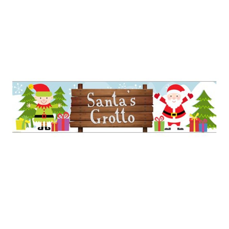 Santa's Grotto Banner- 1.2m