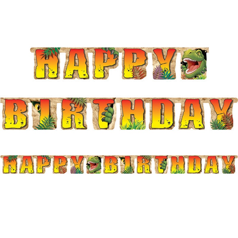 12 pc Bulk Dino Blast Banners
