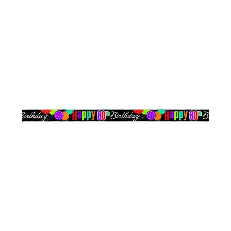 80th Birthday Banner