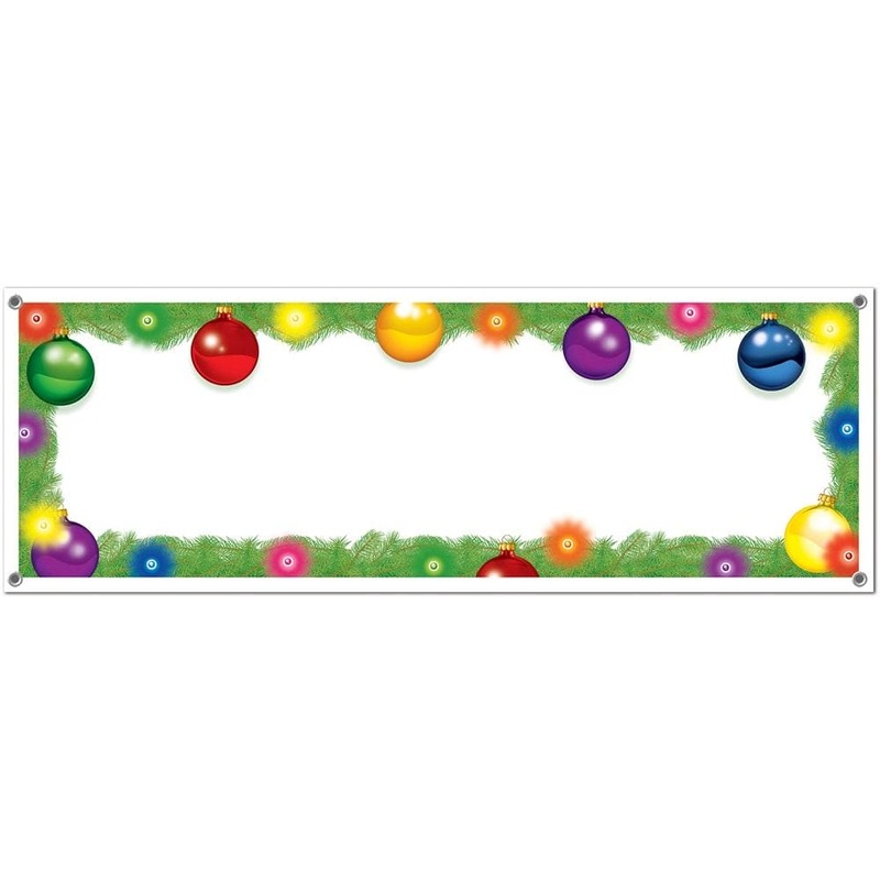 Blank Holiday Banner