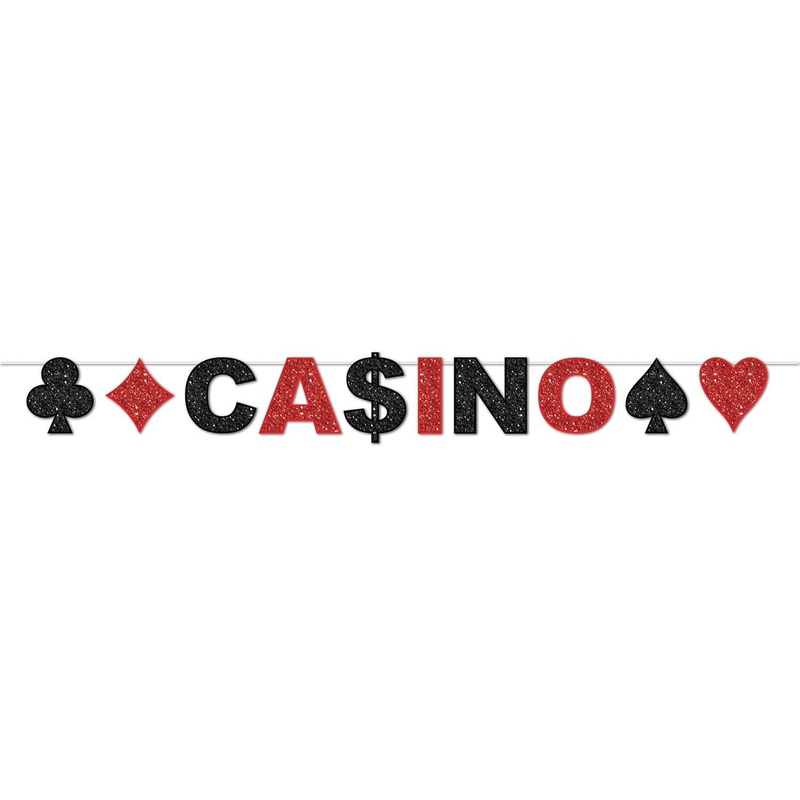 Casino Banner Glittered