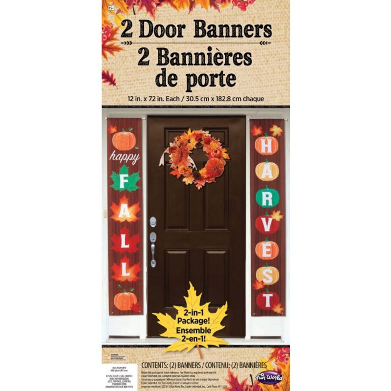 Harvest Door Banners 2 Ct