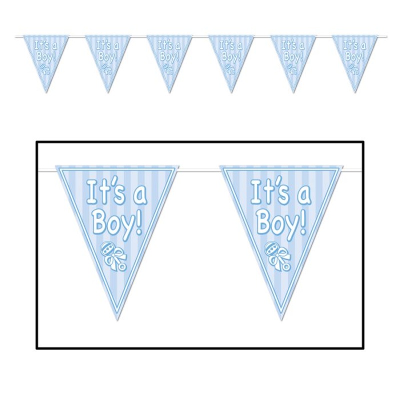 It's A Boy! Pennant Banner