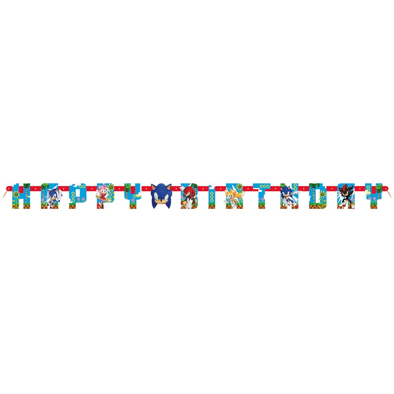 Sonic Jointed Letter Banner