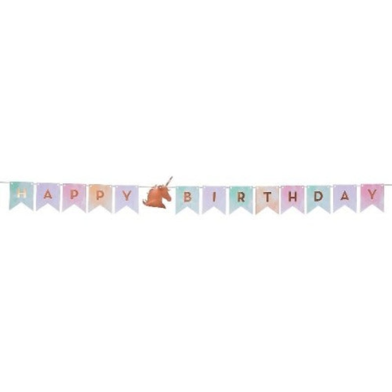 Sparkle Unicorn Pennant Banner