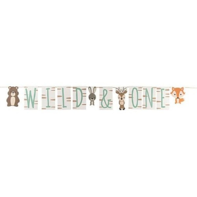 Woodland Party Pennant Banner