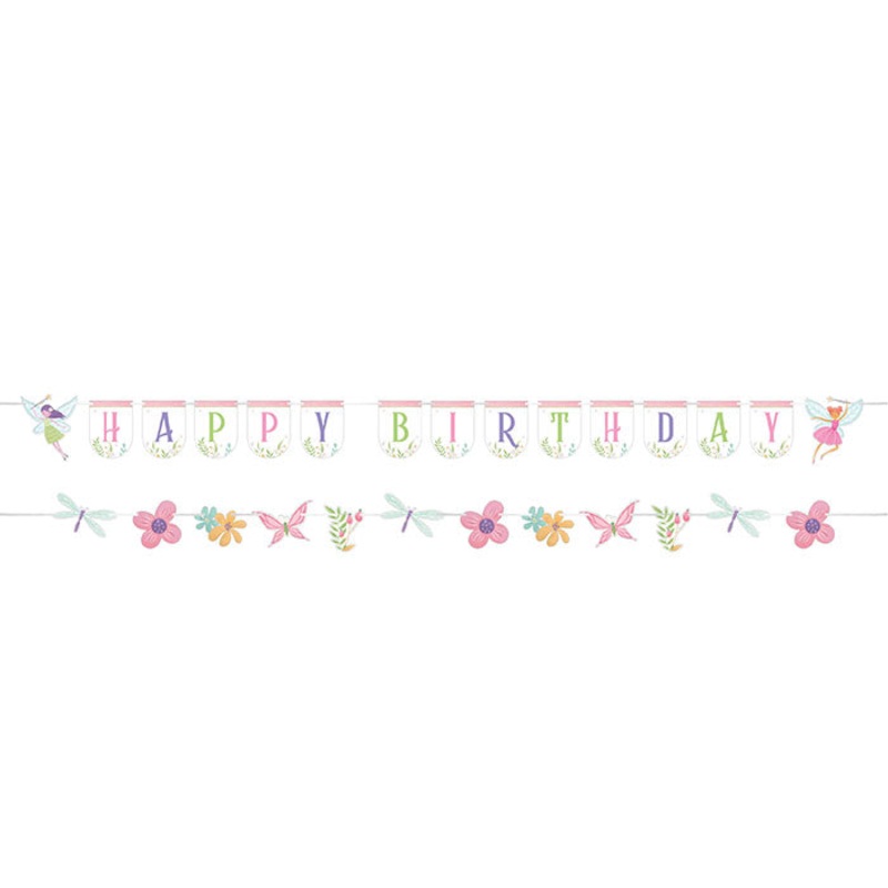 24 pc Bulk Fairy Forest Banners