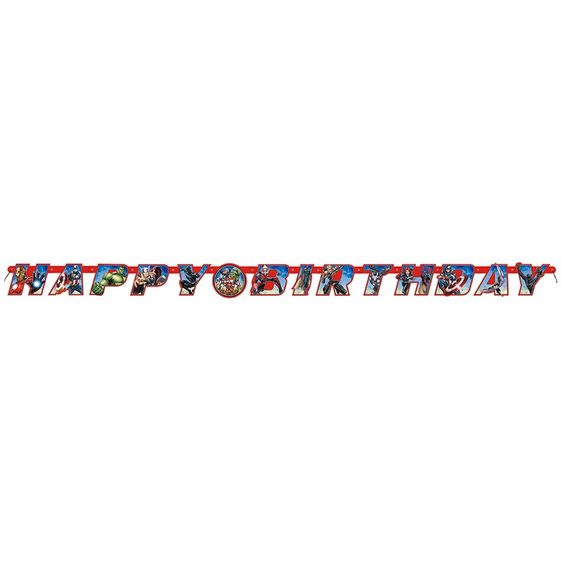 Avengers Birthday Banner