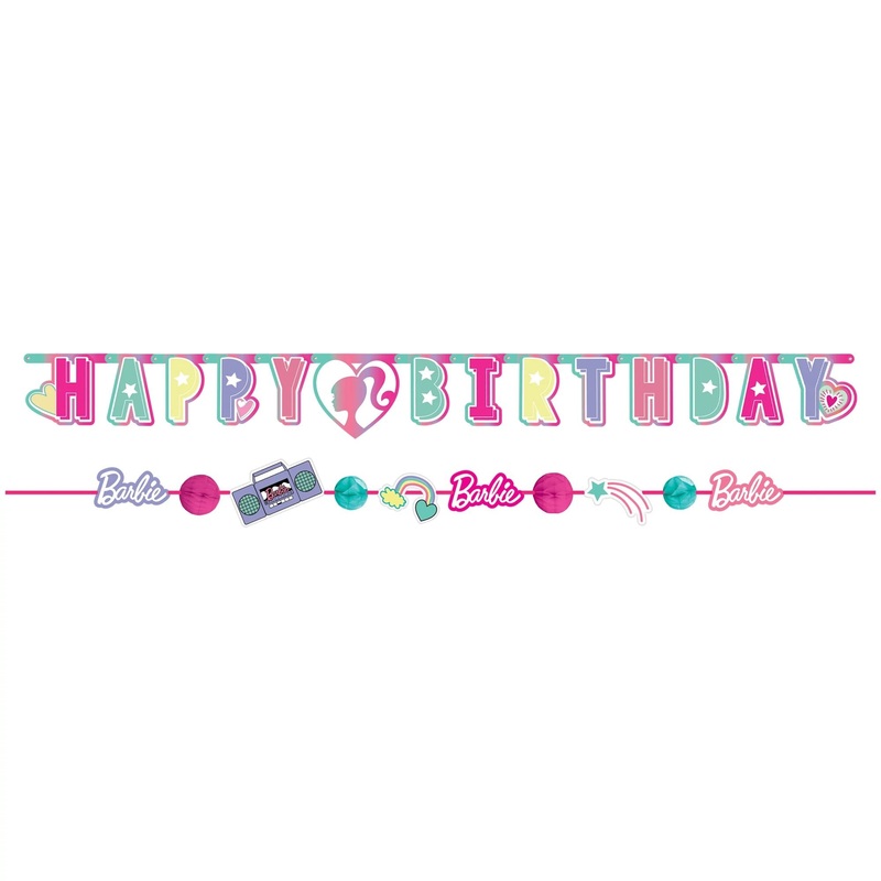 Barbie Letter and Icon Banners