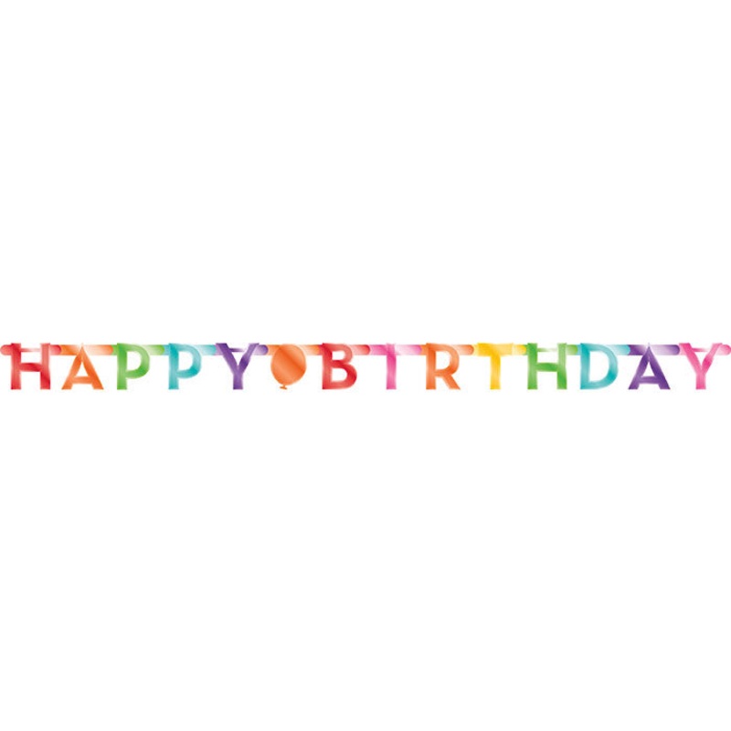 Birthday Jointed Banner, Foil