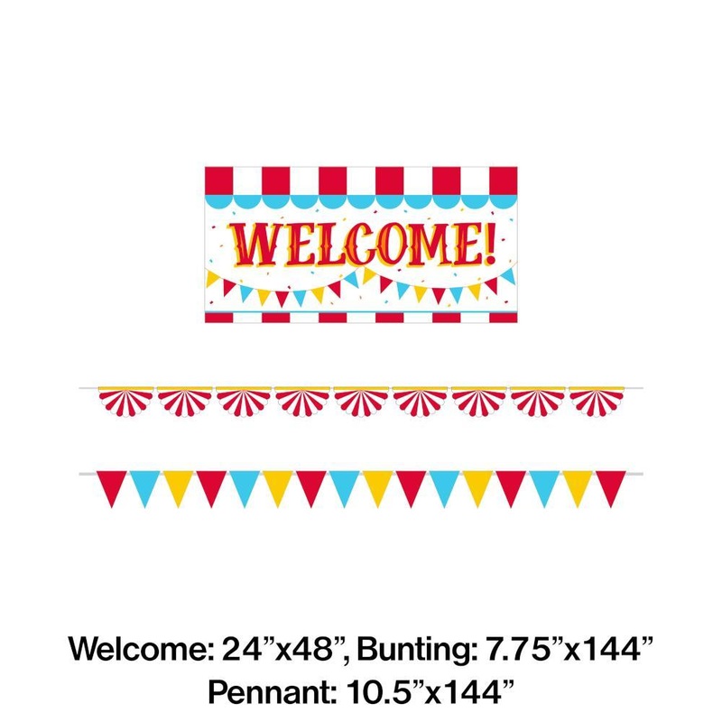 Carnival Banner Kit (3/Pkg)