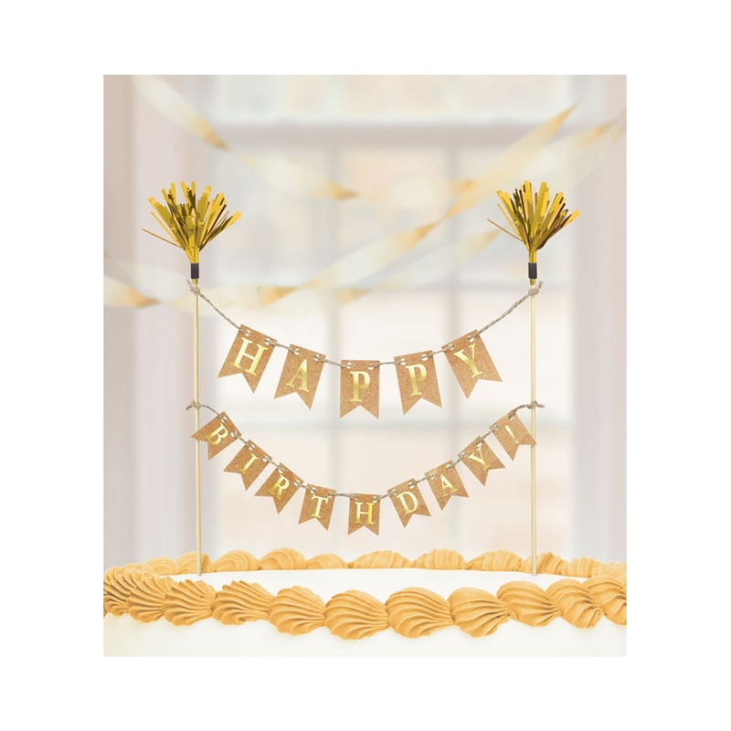 Gold Cake Pick Banner