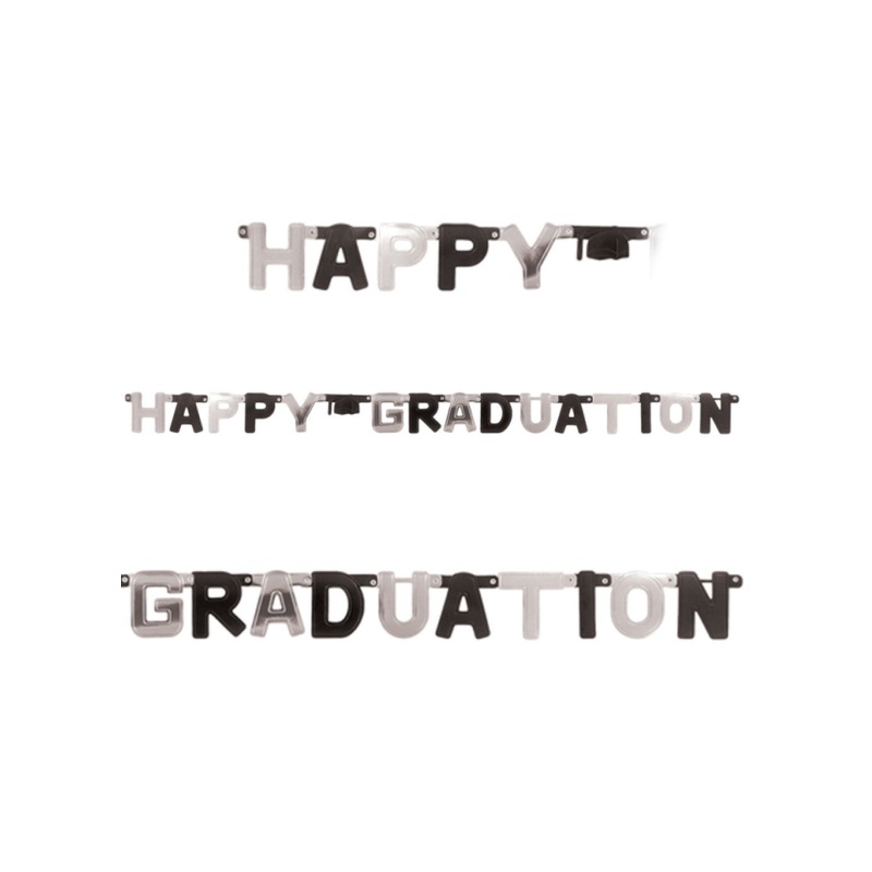 Happy Graduation Letter Banner