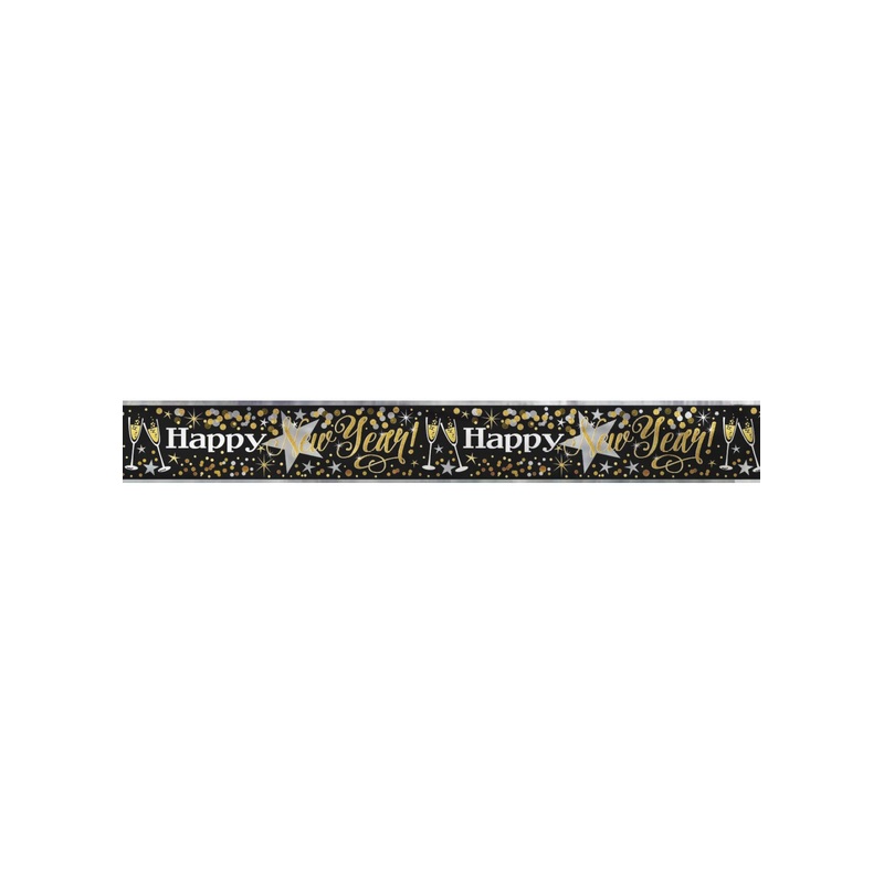 Happy New Year Foil Banner