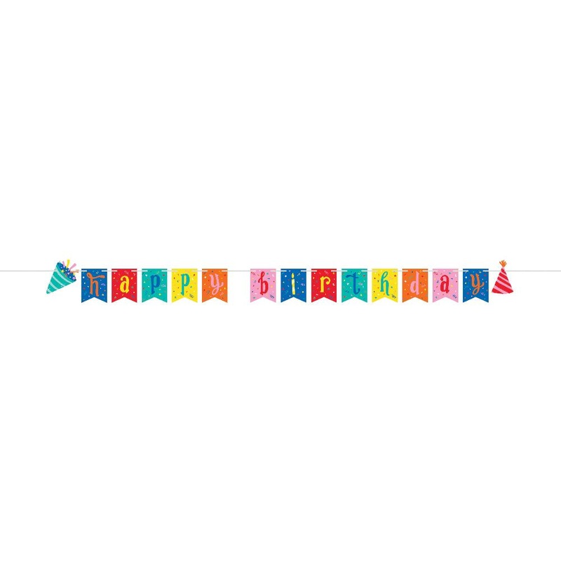 Hats Off Birthday Banner