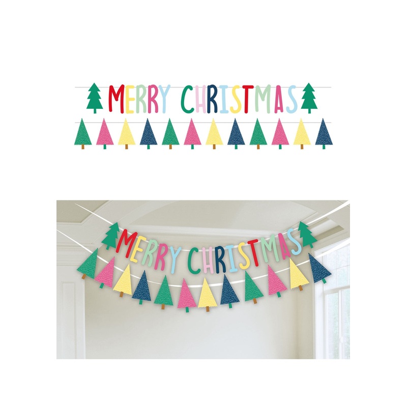 Merry Christmas Letter Banners