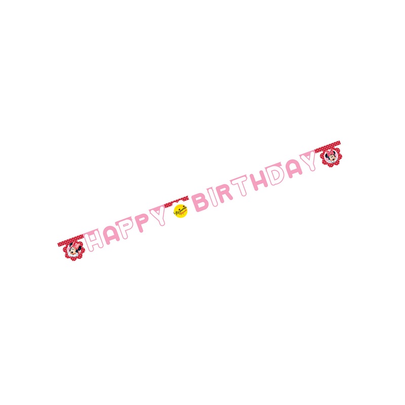 Minnie Mouse Party Letter Banner